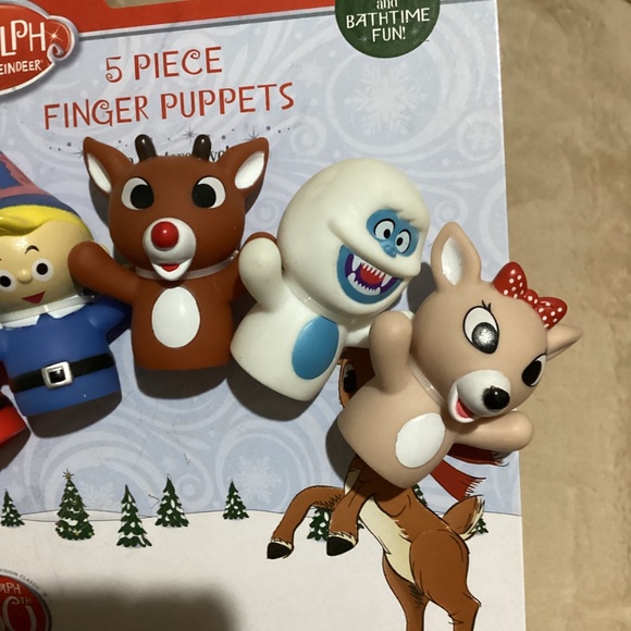 New Rudolph and Friends 5 Piece Finger Puopets - Picture 3 of 5